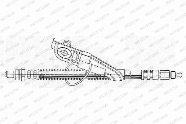 Тормозной шланг FHY2284 FERODO