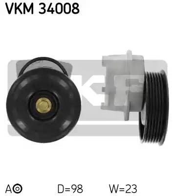 Натяжной ролик, поликлиновой  ремень VKM34008 SKF