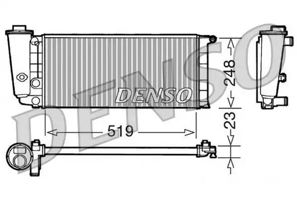 Радиатор, охлаждение двигател DRM09080 DENSO