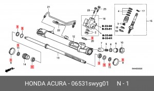 Деталь 06531SWYG01 HONDA