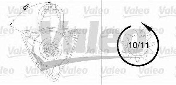 Стартер 458041 VALEO PHC