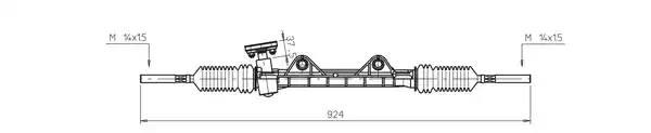 Рулевой механизм DSR076L DELCO REMY