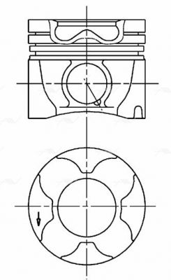 Поршень ДВС PN-53120 AUTOWELT
