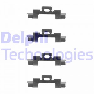 Комплектующие, колодки дискового тормоза LX0060 DELPHI