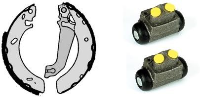 Комплект тормозных колодок H 24 042 BREMBO