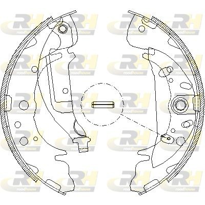 Комплект тормозных колодок 408903 ROADHOUSE