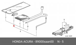 Инструменты (комплект) 89000SAAN00 HONDA