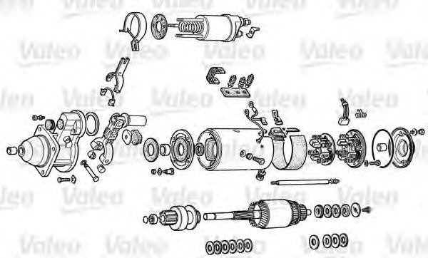 Стартер D11E89TE VALEO PHC