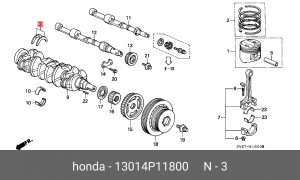 Деталь 13014P11800 HONDA
