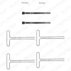 Комплектующие, колодки дискового тормоза LX0203 DELPHI