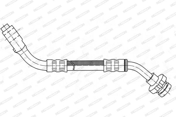 Тормозной шланг FHY2347 FERODO