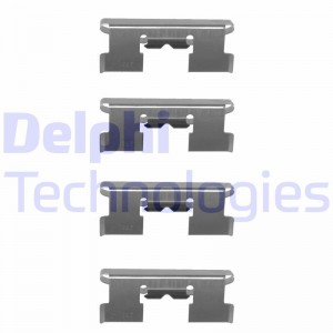 Комплектующие, колодки дискового тормоза LX0057 DELPHI