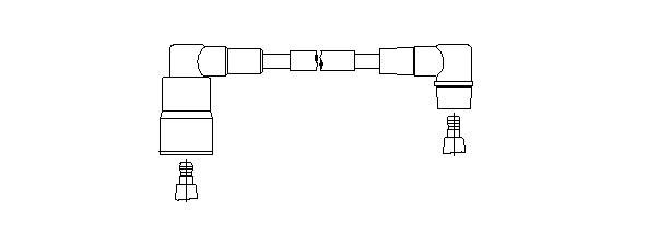 Провод зажигания 674E43 BREMI