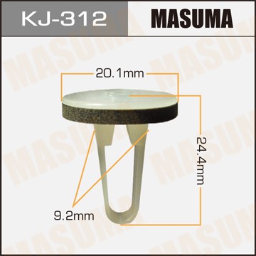Клипса крепежная KJ312 MASUMA
