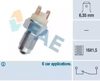 Выключатель, фара заднего хода 41060 FAE