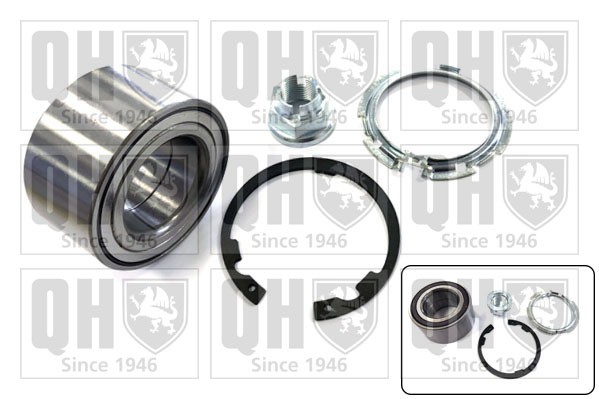 Комплект подшипника ступицы колеса QWB1255 QUINTON HAZELL