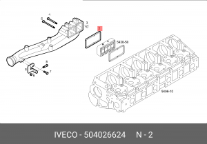 Прокладка 504026624 IVECO