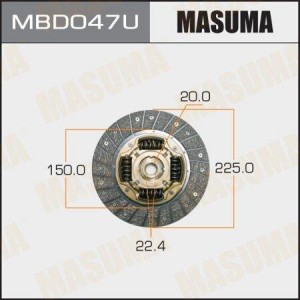 Диск сцепления MBD047U MASUMA