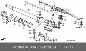 Рулевой механизм 53601SH3A55 HONDA