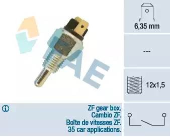 Выключатель, фара заднего хода 40950 FAE