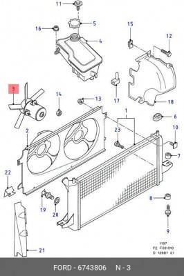 Деталь 6 743 806 FORD