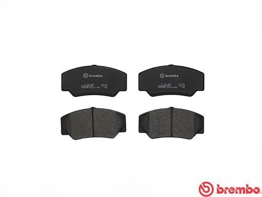 Комплект тормозных колодок, диско P 24 023 BREMBO