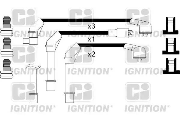 Ккомплект проводов зажигания XC898 QUINTON HAZELL