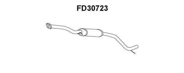 Предглушитель выхлопных газов FD30723 VENEPORTE
