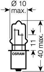 Лампа накаливания, основная фара 64130 OSRAM