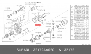 Деталь 32172AA020 SUBARU