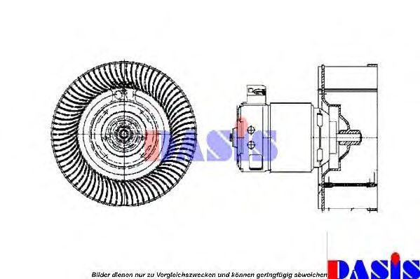 вентилятор салона 870680N AKS DASIS