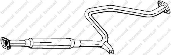 Средний глушитель выхлопных газов 279683 BOSAL