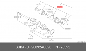 ШРУС 28092AC020 SUBARU