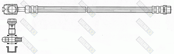 Тормозной шланг 9004484 GIRLING