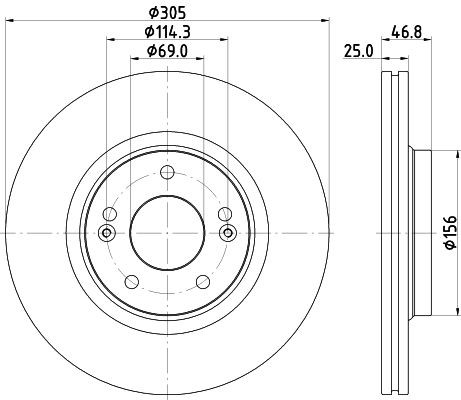Регулятор скорости электромотора отопителя салона 5HL 351 332-341 HELLA