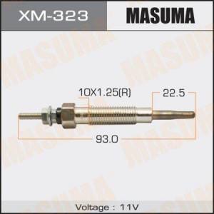 Свеча накаливания XM-323 MASUMA