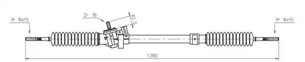 Рулевой механизм DSR099L DELCO REMY