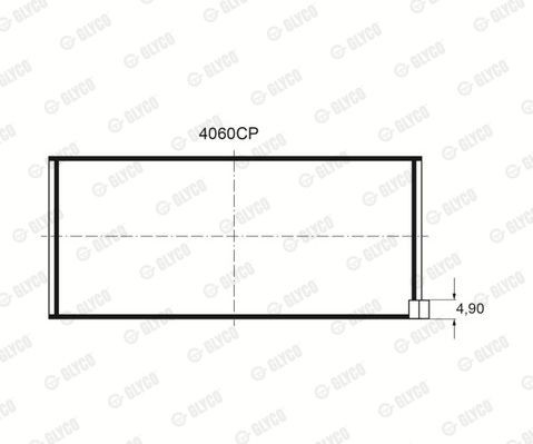 Подшипник 4060CP GLYCO