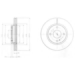 Диск тормозной BG4170 DELPHI