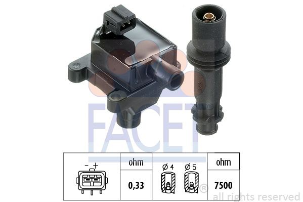 Ремкомплект, распределитель зажигания HT0657 FACET