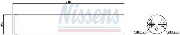 Осушитель, кондиционер 95412 NISSENS