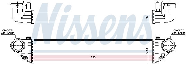 Интеркулер 96714 NISSENS