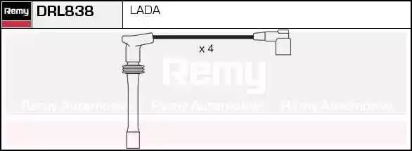 Ккомплект проводов зажигания DRL838 DELCO REMY