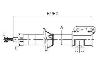 Амортизатор Z3110R SCT