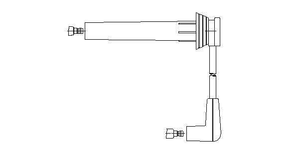 Провод зажигания 6A8014 BREMI