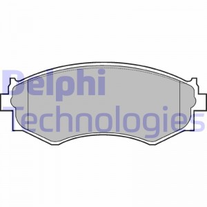 Комплект тормозных колодок, диско LP645 DELPHI
