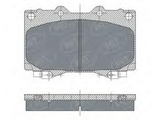Комплект тормозных колодок, диско SP270 SCT