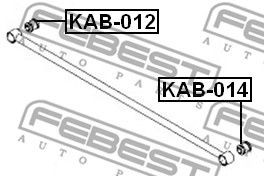 Сайлентблок KAB-014 FEBEST