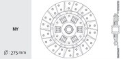 Диск сцепления MB20 VALEO PHC