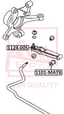 Рычаг подвески 1101-MATB ASVA